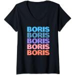 Femme Boris T-Shirt avec Col en V