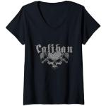 Femme Caliban T-Shirt avec Col en V