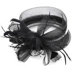 Chapeaux de mariage noirs Tailles uniques look fashion pour femme 