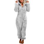 Pyjamas combinaisons de soirée blancs Taille 4 XL plus size look sexy pour femme 