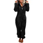 Pyjamas combinaisons de soirée noirs Taille 4 XL plus size look sexy pour femme 