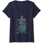 T-shirts bleus Harry Potter Serpentard Taille S look fashion pour femme 