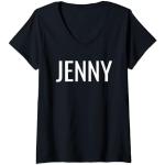 Femme Jenny T-Shirt avec Col en V