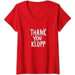 Femme Klopp, votre légendaire T-Shirt avec Col en V