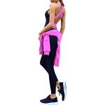 Femme Legging de Sport Combinaison pour Fitness Jogging Yoga Rose