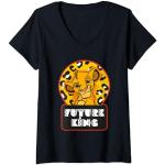Femme Lion King Future Simba T-Shirt avec Col en V