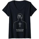 Marilyn Manson – Chaos Hand T-Shirt avec Col en V