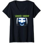 Marilyn Manson – TV with Logo T-Shirt avec Col en V