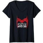 Marvel WandaVision Scarlet Witch Quote T-Shirt avec Col en V