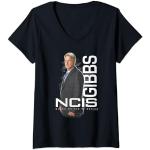 NCIS Gibbs Headshot T-Shirt avec Col en V