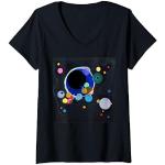Femme Plusieurs cercles par Wassily Kandinsky T-Shirt avec Col en V