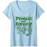 Star Wars Ewoks Protect Our Forests Camp T-Shirt avec Col en V