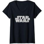 Femme Star Wars The Force Awakens Stormtroopers Logo Pattern T-Shirt avec Col en V