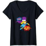 T-shirts noirs Les Simpson Bart Simpson Taille S look fashion pour femme 