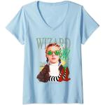 The Wizard Of Oz No Place Checkboard Logo T-Shirt avec Col en V
