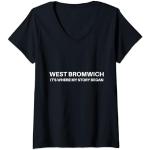 Femme West Bromwich 2 Royaume-Uni T-Shirt avec Col en V