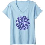 Willy Wonka & The Chocolate Factory Logo T-Shirt avec Col en V