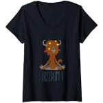 Femme Zootropolis Yak Freedom T-Shirt avec Col en V