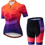 Maillots de cyclisme en jersey à motif USA Taille 3 XL look fashion pour femme 