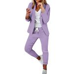 Vestes de randonnée d'automne violettes en velours à paillettes imperméables coupe-vents à manches longues Taille XL plus size look fashion pour femme 