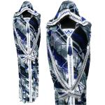 Abayas bleus à capuche maxi Taille XXL pour femme 