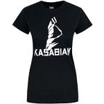 T-shirts Official noirs à manches courtes Kasabian à manches courtes Taille M look fashion pour femme 