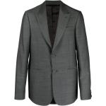Vestes en laine de créateur Fendi grises à rayures en viscose à manches longues Taille 3 XL pour homme en promo 
