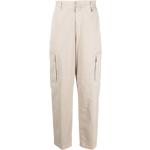 Pantalons cargo de créateur Fendi beiges stretch W46 pour homme en promo 