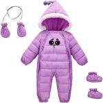 Combinaisons de ski Feoya violettes imperméables look fashion pour fille de la boutique en ligne Amazon.fr 