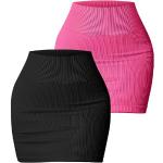 Jupes courtes Feoya roses en polyester midi Taille S look fashion pour femme en promo 