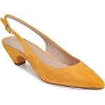 Escarpins Fericelli jaunes en cuir en cuir Pointure 37 pour femme en promo 