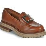 Chaussures casual Fericelli marron en cuir Pointure 41 avec un talon entre 3 et 5cm look casual pour femme en promo 