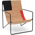 ferm LIVING - Desert Lounge Chair, noir / bloc