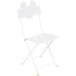 Fermob Chaise de bistrot Mickey Mouse© - 01 blanc coton