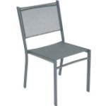 Fermob Chaise de jardin Costa gris tempête LxHxP 51x87,5x53,8cm