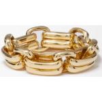 Bagues chaine dorées en or 18 carats 54 pour femme 