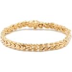 Bracelets dorés en or brésiliens 18 carats pour femme 