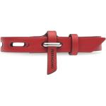 Bracelets de créateur Ferragamo rouges en cuir en cuir pour homme 
