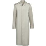 Manteaux de créateur Ferragamo gris en coton mélangé à manches longues Taille 3 XL pour homme 