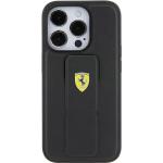 Ferrari FEHCP15SGSPSIK iPhone 15 6.1" czarny/black hardcase Grip Stand (iPhone 15), Coque pour téléphone portable, Noir