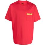 T-shirts à imprimés Ferrari rouges en jersey Ferrari à manches courtes pour homme en promo 