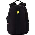 Sacs à dos scolaires Ferrari noirs Ferrari avec bretelles matelassées look fashion pour enfant 