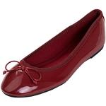 Chaussures casual rouge foncé pour pieds larges Pointure 37 look casual pour femme 