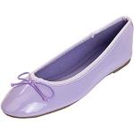 Chaussures casual violettes pour pieds larges Pointure 40 look casual pour femme 