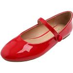 Chaussures casual rouges pour pieds larges Pointure 41 look casual pour femme 