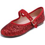 Chaussures casual rouges pour pieds larges Pointure 38 look casual pour femme 