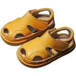 Sandales plates jaunes Pointure 14 look fashion pour enfant 