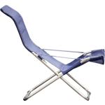 Chaises design bleus foncé en aluminium pliables 