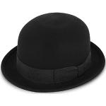 Chapeaux melon noirs 59 cm look fashion pour homme 
