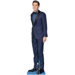 Figurine en carton - George Russell - Costume Bleu - Pilote de Formule 1 - Haut 186 cm